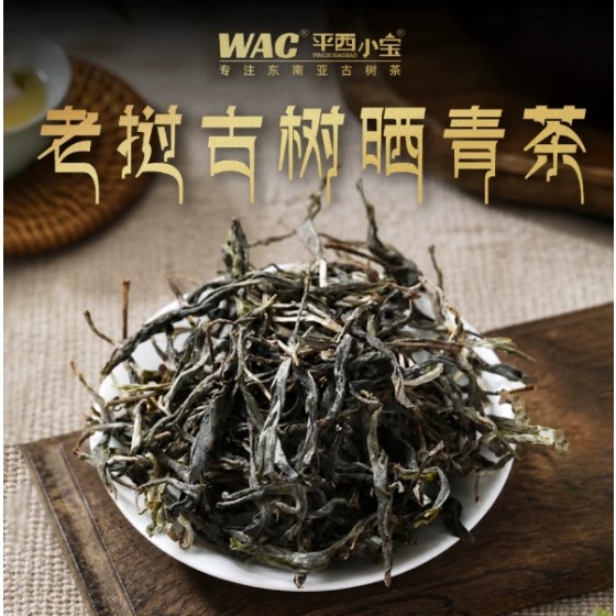 2025年平西小宝老挝晒青生茶古树茶普洱散茶自己喝野生茶老挝特产